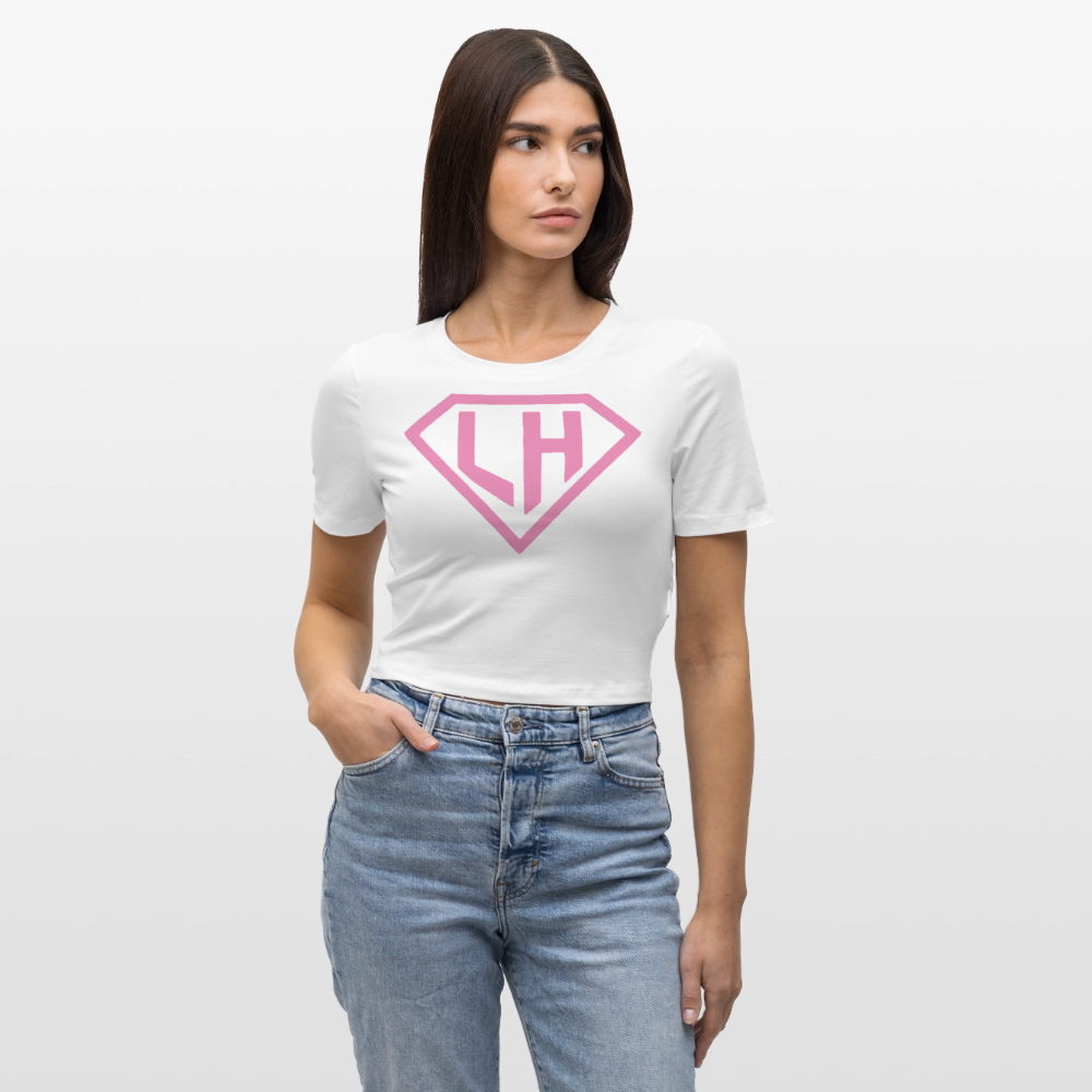 LittleHeroes Cropped Shirt - Mom - white