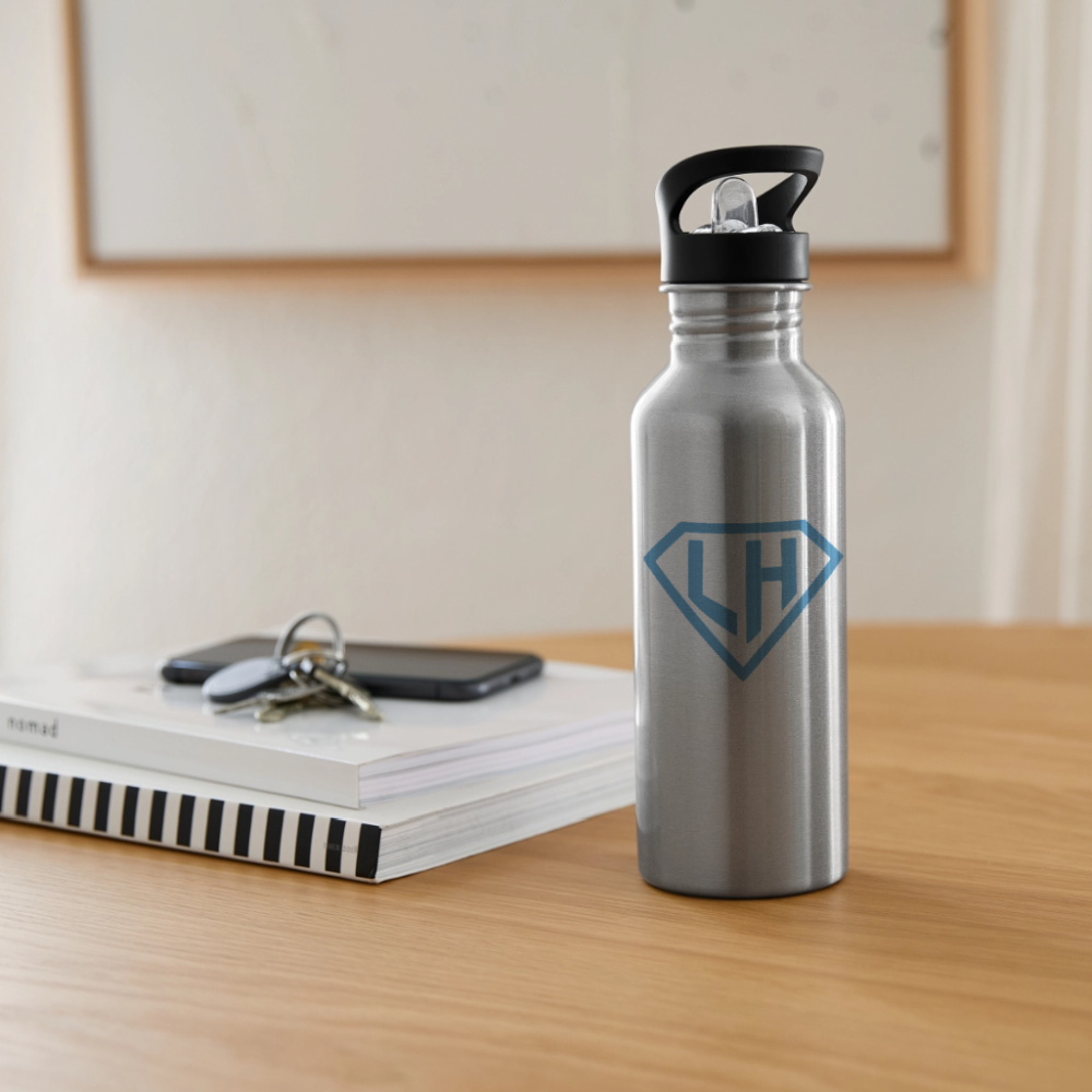 LittleHeroes Trinkflasche - silver