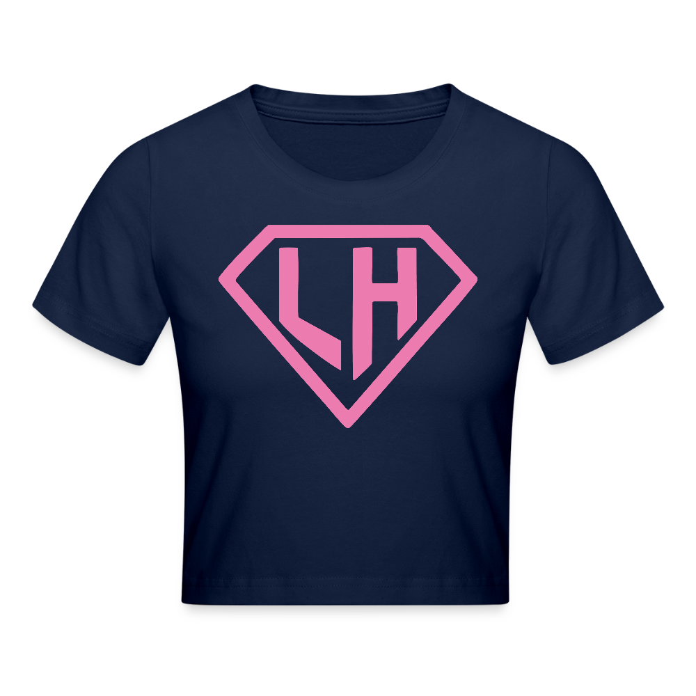 LittleHeroes Cropped Shirt - Mom - light navy