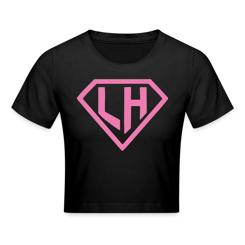 LittleHeroes Cropped Shirt - Mom - black