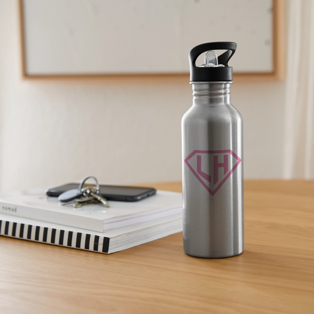 LittleHeroes Trinkflasche - silver