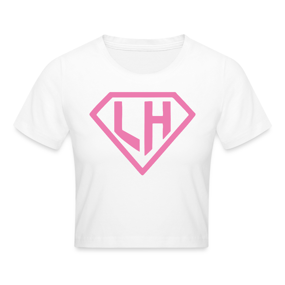 LittleHeroes Cropped Shirt - Mom - white