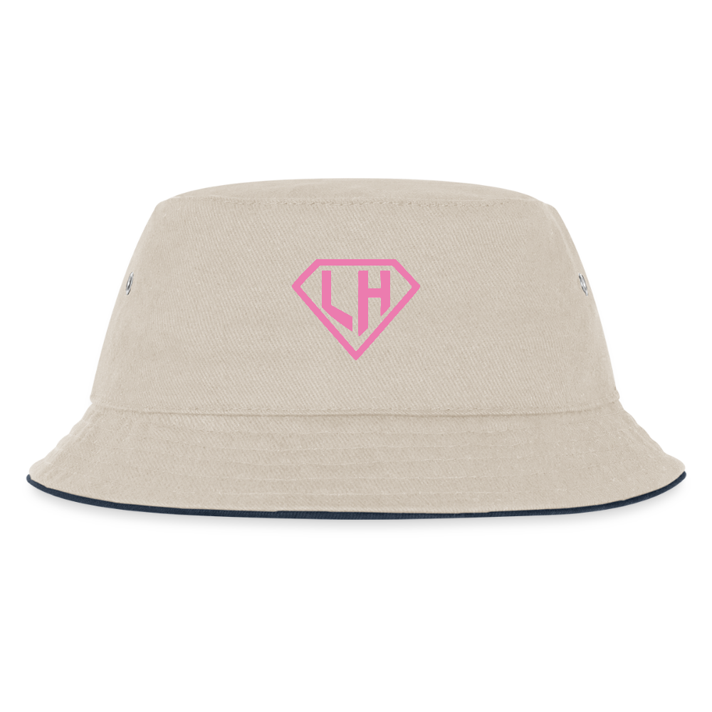 LittleHeroes Fischerhut - Kid - ecru/navy