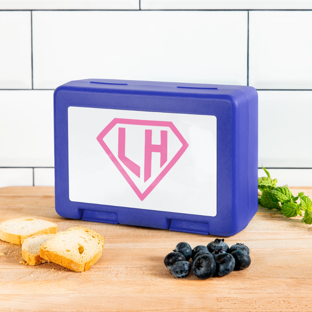 LittleHeroes Lunchbox - royal blue