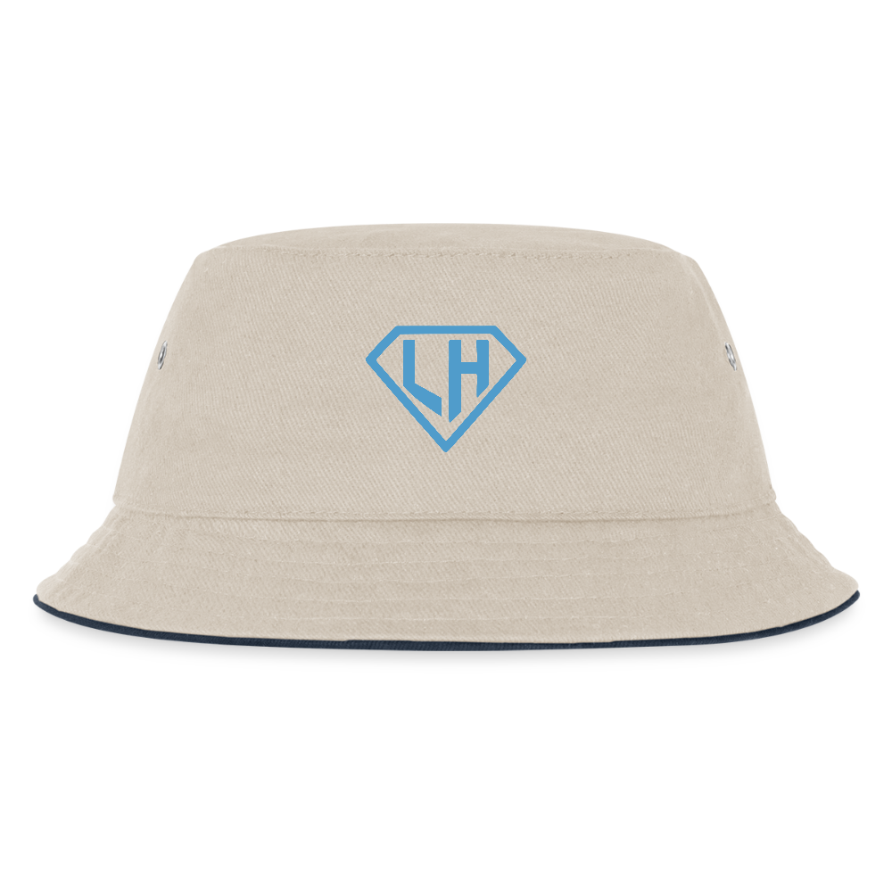LittleHeroes Bucket Hat - Kid - ecru/navy