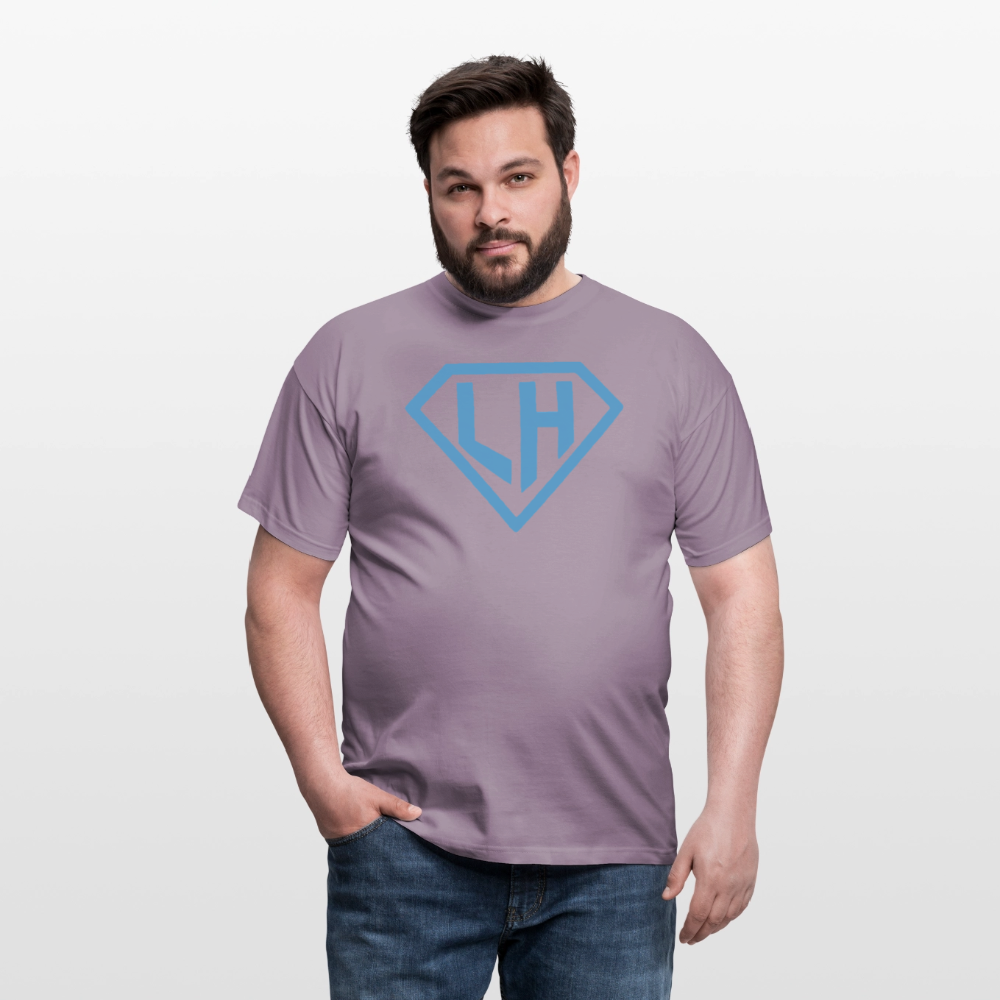 LittleHeroes Shirt - Dad - purple-grey